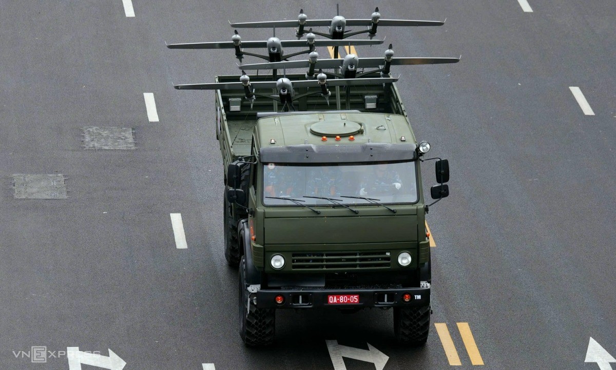 UAV trinh sát. Ảnh: Hoàng Anh