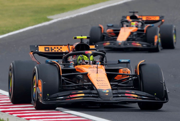 Norris rút ngắn khoảng cách dẫn trước xuống chỉ còn 9 điểm