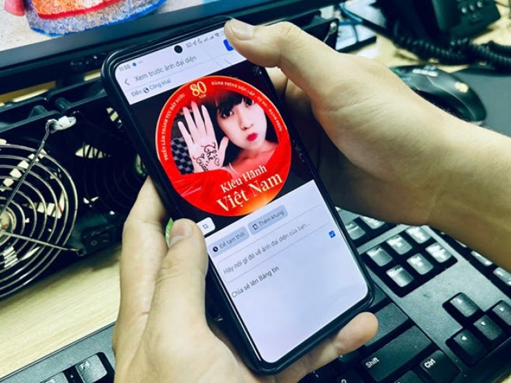 Cách thay ảnh đại diện Facebook với cờ đỏ, sao vàng mừng Quốc khánh 2/9