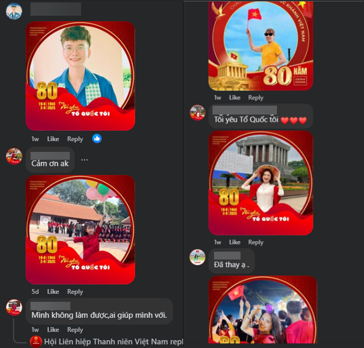 Cộng đồng mạng Facebook nô nức thay ảnh đại diện đỏ rực mừng lễ 2/9.