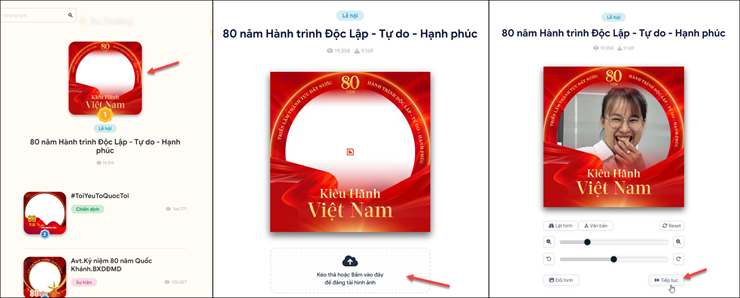 Các bước lồng khung viền đẹp mắt cho ảnh đại diện Facebook.