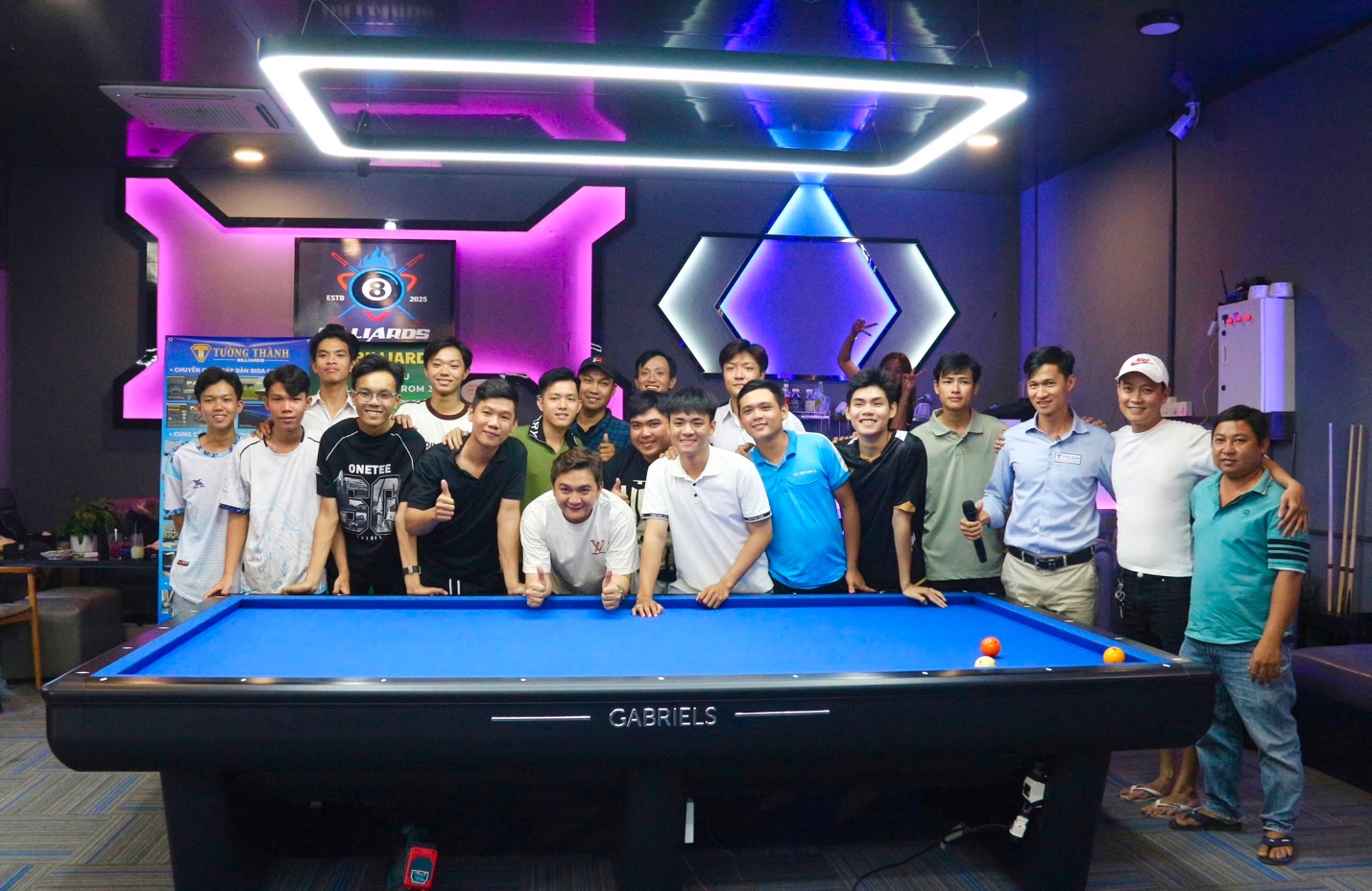 Đội ngũ Tường Thành Billiards hỗ trợ khách hàng tổ chức sự kiện giao lưu kết nối cộng đồng