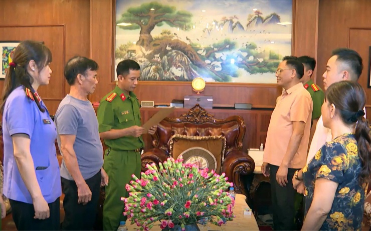 Cơ quan Cảnh sát điều tra Công an tỉnh Thanh Hóa ra lệnh bắt khẩn cấp ông Cao Tiến Đoan. Ảnh: CACC