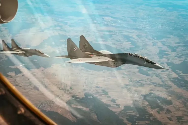 Máy bay chiến đấu MiG-29 của Không quân Ba Lan. Ảnh: Airman 1st Class Zachary Wright/U.S. Air Force