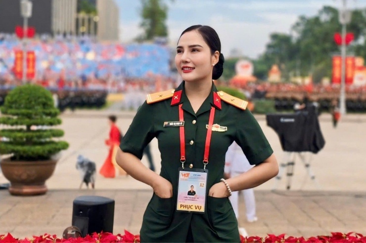 Thiếu tá Trần Thị Ngọc Vũ.