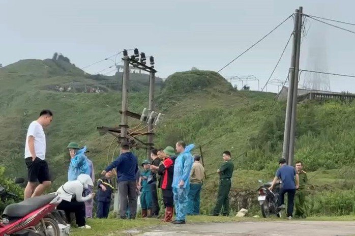 Khu vực phát hiện thi thể nạn nhân. Ảnh: MXH