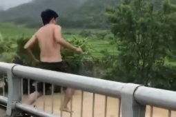 An ninh - Xã hội - Thấy người khác nhảy cầu, đứng quay clip không can ngăn, có bị xử lý?