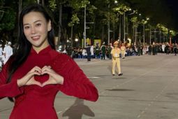 Phương Oanh mặc áo dài đỏ thả tim, Hồng Diễm bật cười khi Tăng Duy Tân bị trêu