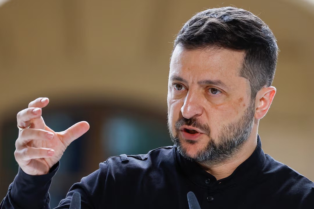 Tổng thống Ukraine Zelensky (ảnh: Reuters)
