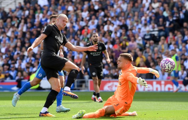 Trực tiếp bóng đá Brighton - Man City: Vỡ òa bàn thắng phút 89 (Ngoại hạng Anh) (Hết giờ) - 1