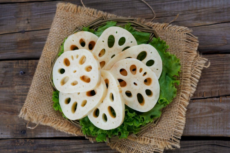 Củ sen giàu dinh dưỡng không lo "ngậm" thuốc trừ sâu. Ảnh minh họa.