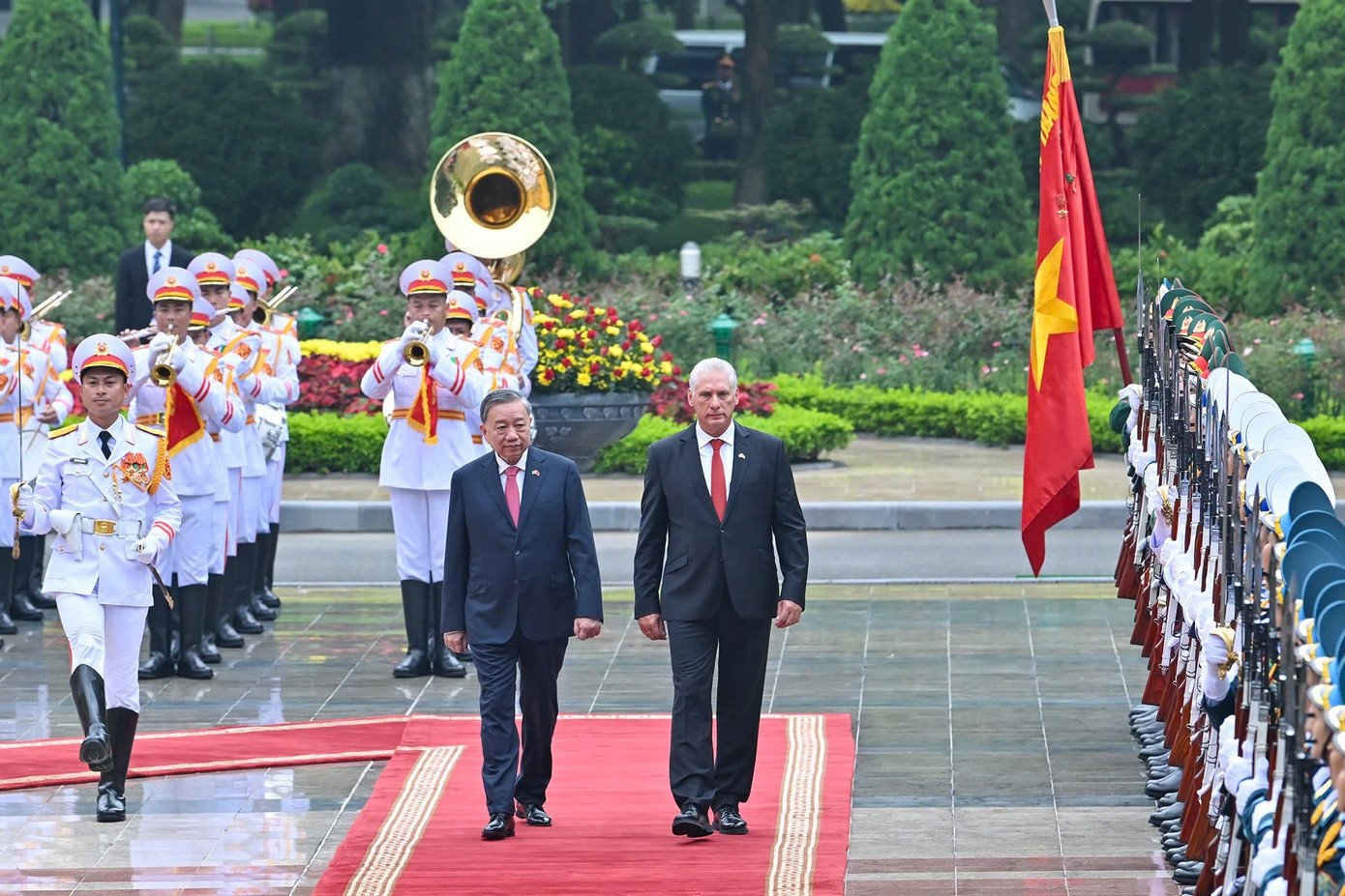Tổng Bí thư Tô Lâm chủ trì lễ đón Bí thư thứ nhất, Chủ tịch nước Cuba - 1