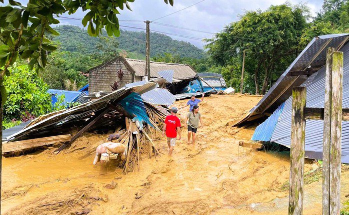 Xã Yên Nhân bị thiệt hại nặng nề sau hoàn lưu bão số 5