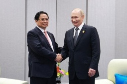 Thủ tướng Phạm Minh Chính hội kiến Tổng thống Nga Putin
