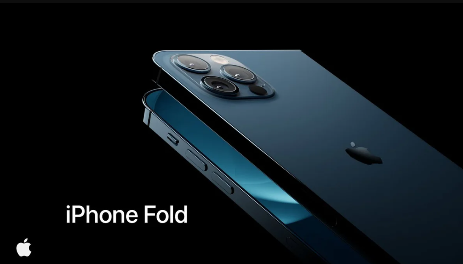 Ảnh concept iPhone màn hình gập.