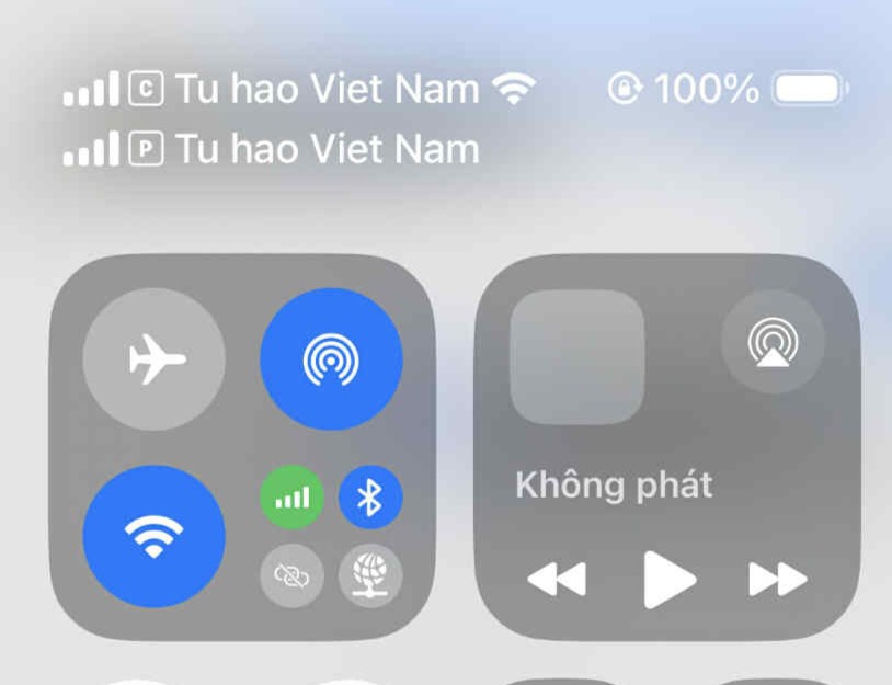 2 SIM Viettel trên một chiếc điện thoại đã cùng đổi tên.
