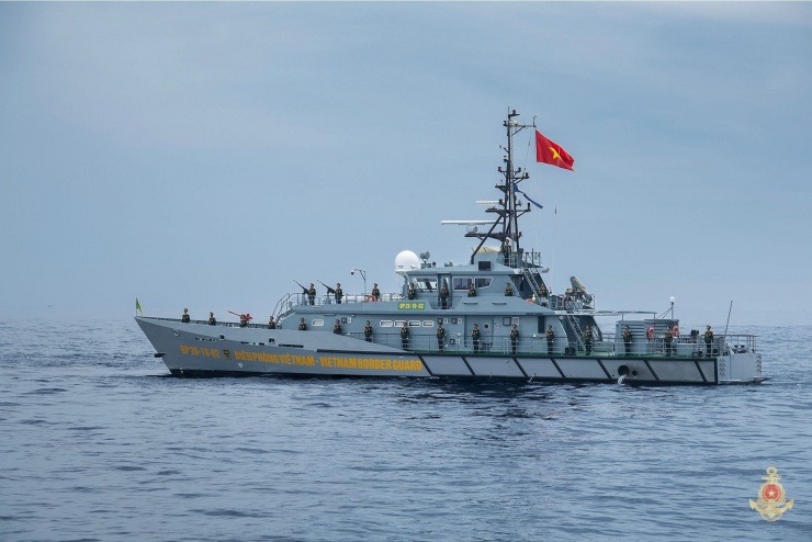 Biên đội tàu Bộ đội biên phòng. Ảnh: Quân chủng Hải quân