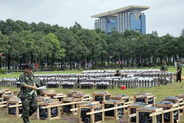 TP.HCM: 3 trận địa pháo hoa sẵn sàng khai hỏa chào mừng Quốc khánh 2-9 - 2