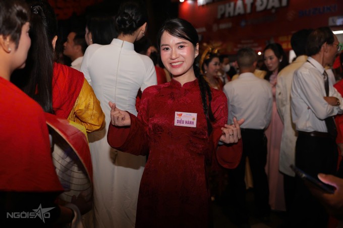 Diễn viên Lâm Vỹ Dạ cho biết thức xuyên đêm chuẩn bị cho đại lễ là trải nghiệm không bao giờ quên.