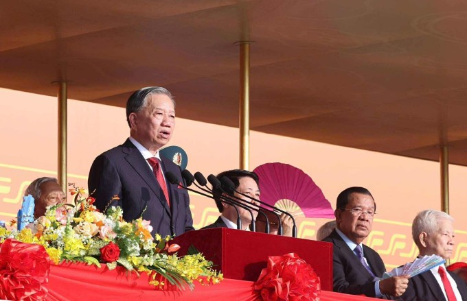 Tổng Bí thư Tô Lâm phát biểu tại lễ kỷ niệm. Ảnh: TTXVN