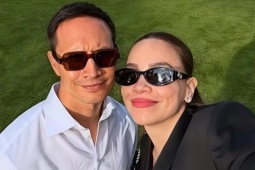 Hồ Ngọc Hà catwalk trong khu vườn 'đẹp như tranh' của nhà chồng