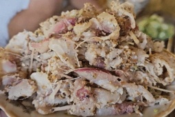 Ẩm thực - Đặc sản Tuyên Quang thịt chắc, dai ngon, 1 con chế biến được cả mâm cỗ