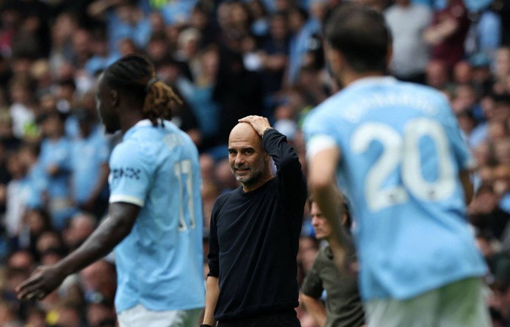 Man City của HLV Pep Guardiola đã thua 2 trong 3 trận mở màn Ngoại hạng Anh