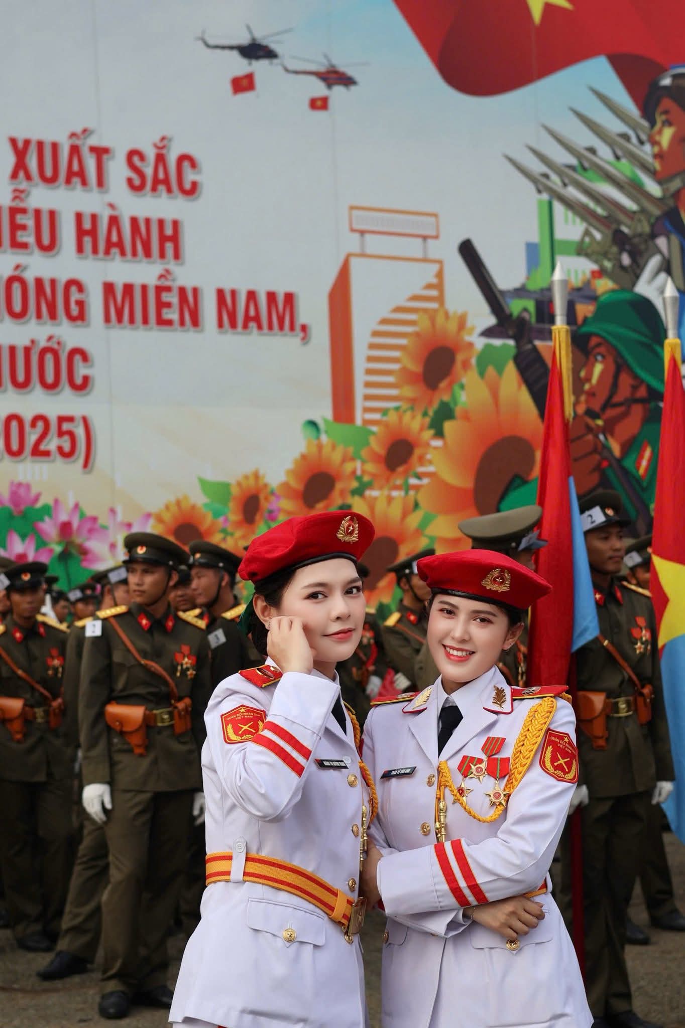 Nữ thượng úy khối Quân nhạc 