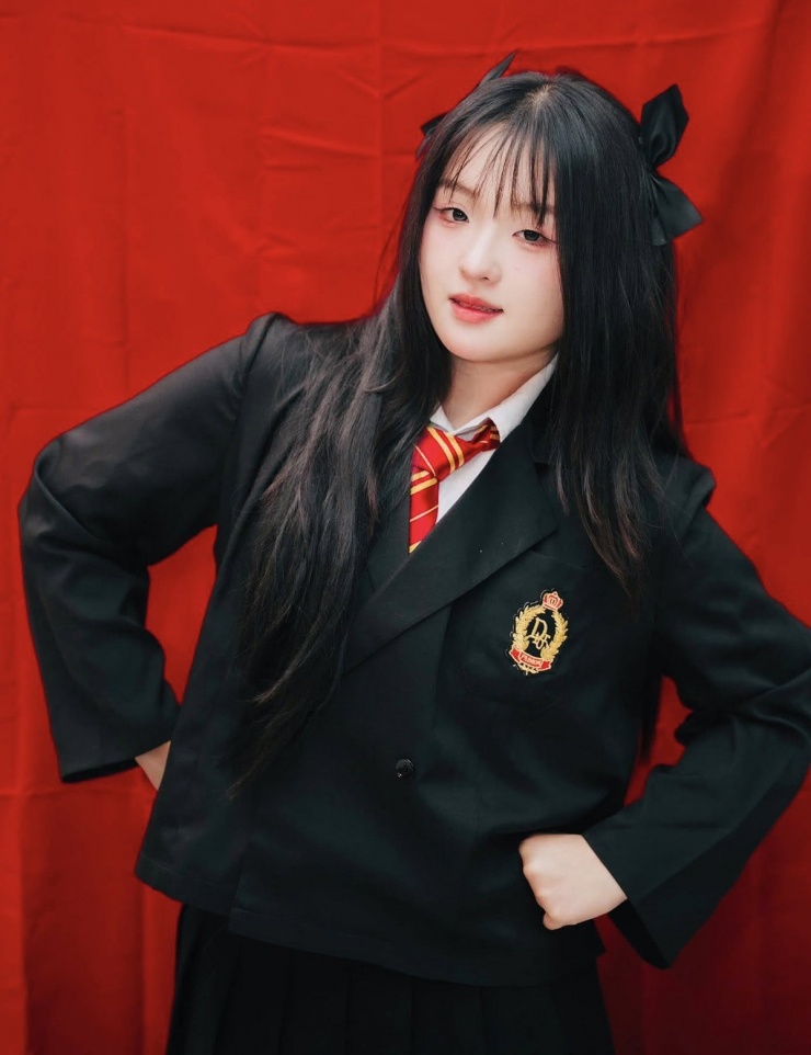 Nữ sinh tuổi teen cho biết cô chỉ đăng ký vào Đại học Bách khoa Hà Nội 'cho vui' đồng thời xem khả năng bản thân tới đâu vì thấy trường này nổi tiếng nhưng không kỳ vọng sẽ đỗ.