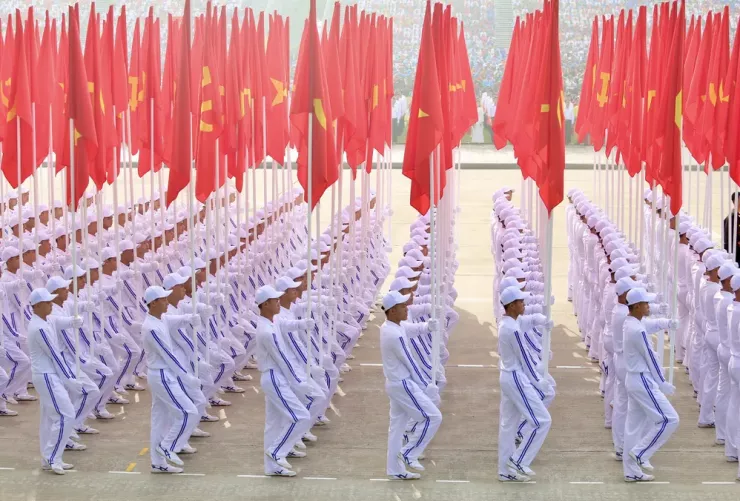 Những bước chân mạnh mẽ trong triệu triệu vòng tay Nhân dân ở ngày hội non sông A80 - 57