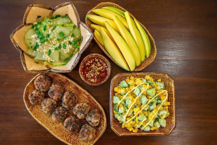 Bữa cơm mùa thu đơn giản mà giàu vitamin.