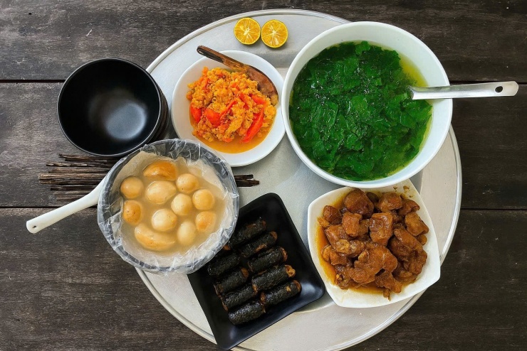 Mâm cơm mùa thu ngon miệng, tăng sức khỏe đường ruột.
