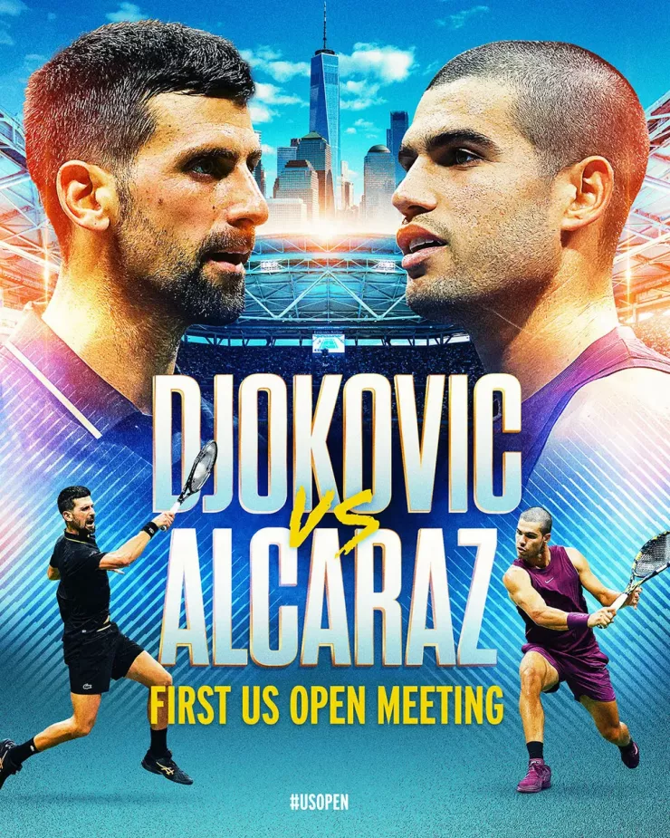 Djokovic đối đầu Alcaraz tại bán kết. Ảnh: ATP
