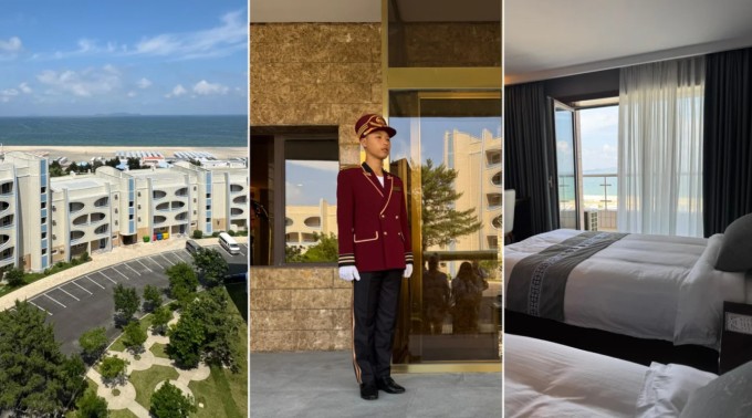 Bên trong khu nghỉ dưỡng dưới ống kính khách Nga Darya. Ảnh: CNN