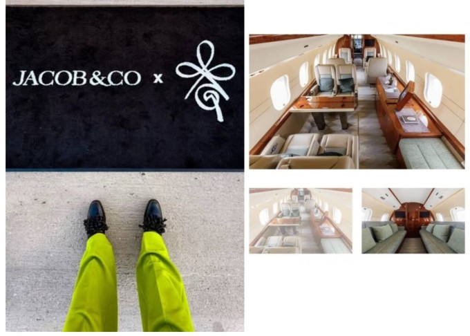 G-Dragon 'check-in' trong máy bay. Ảnh: Nate