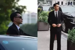 Bạn trẻ - Cuộc sống - Danh tính nam cảnh vệ mặc vest, đeo kính đen xuất hiện 5 giây viral cõi mạng