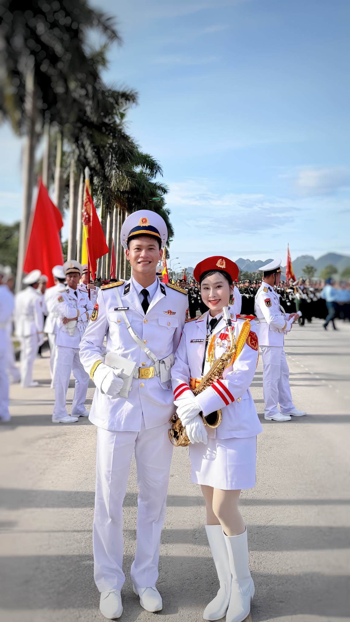 Chiến sĩ xinh đẹp khối Quân nhạc là TikToker nổi tiếng - 3