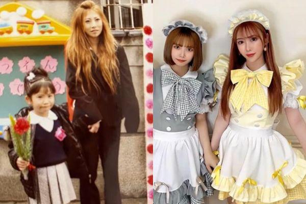 2 mẹ con gây bão với ngoại hình của mình.