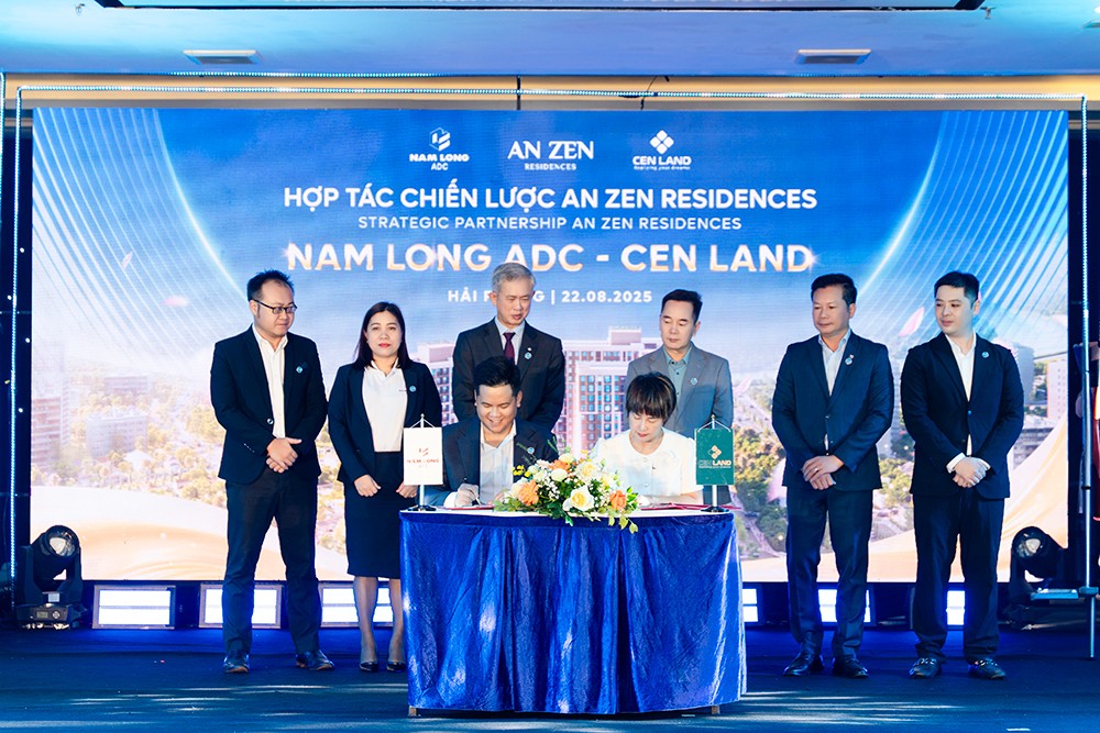 Nam Long ADC và Cen Land ký kết hợp tác chiến lược, công bố Cen Land chính thức là đối tác phân phối độc quyền dự án An Zen Residences.