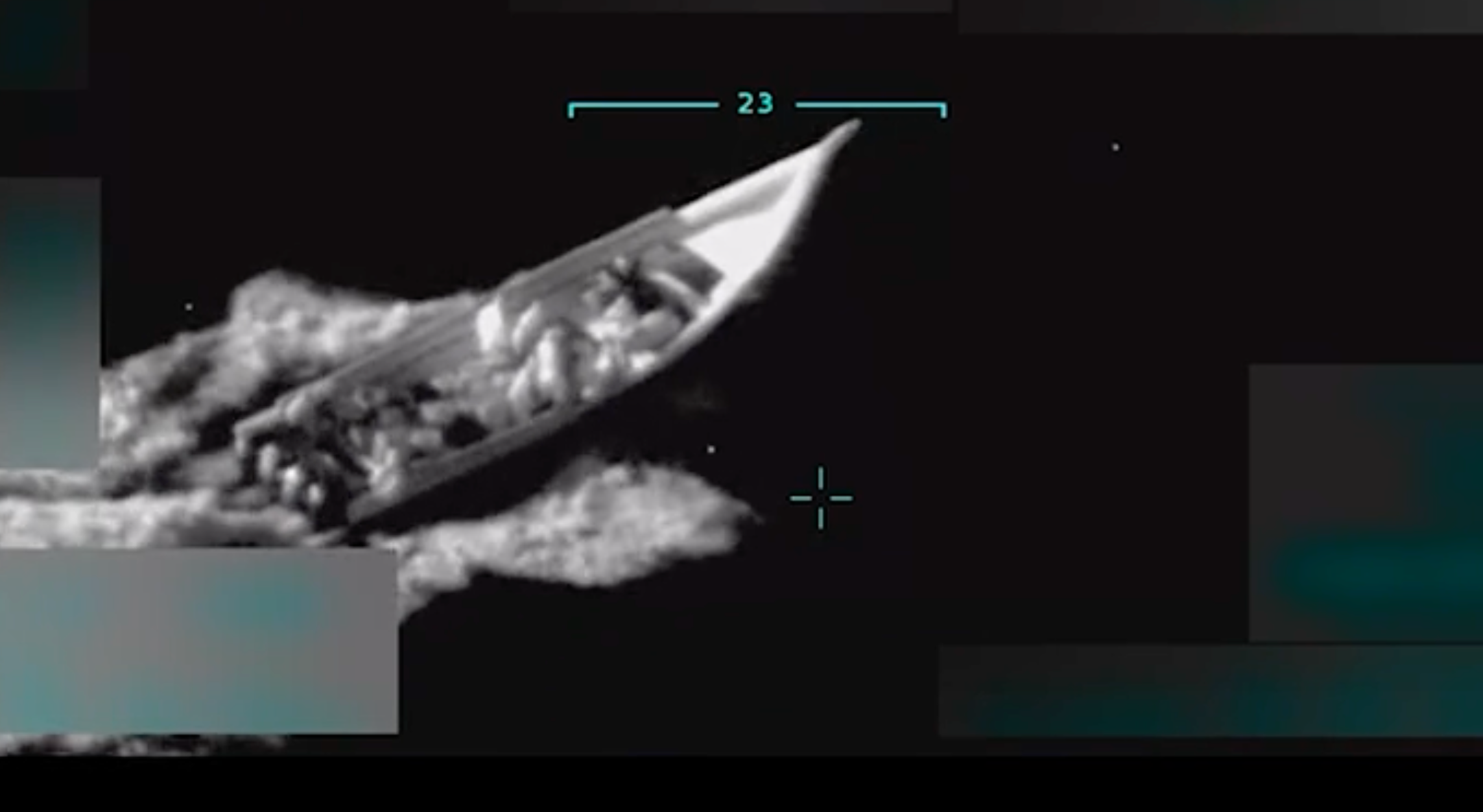 Mỹ tuyên bố tấn công con tàu chở ma túy sau khi phát hiện mục tiêu xuất phát từ Venezuela. Ảnh chụp màn hình video.