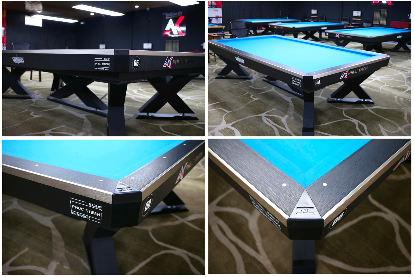 Cận cảnh bàn 3C Warriors của Billiards Phúc Thịnh vừa trình làng