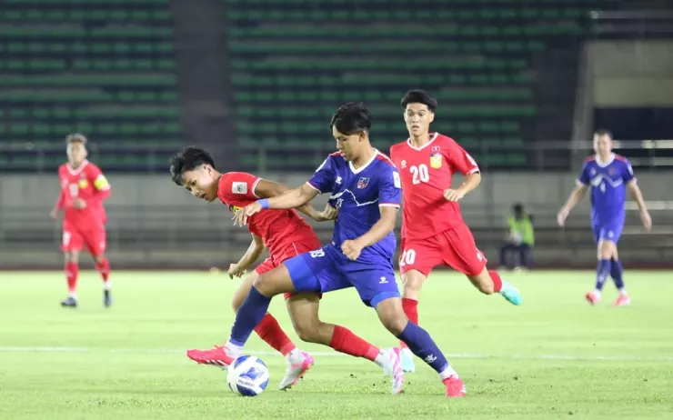 Lào và Nepal khó lòng cạnh tranh với hai đội bóng lớn Việt Nam, Malaysia. Ảnh: CCT.