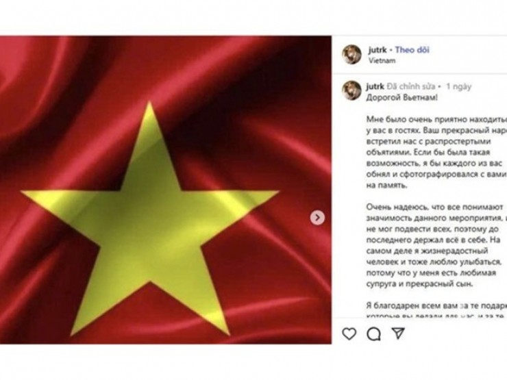 Khối trưởng quân nhân Nga gửi thư cảm ơn người dân Việt Nam, xúc động “muốn ôm từng người“