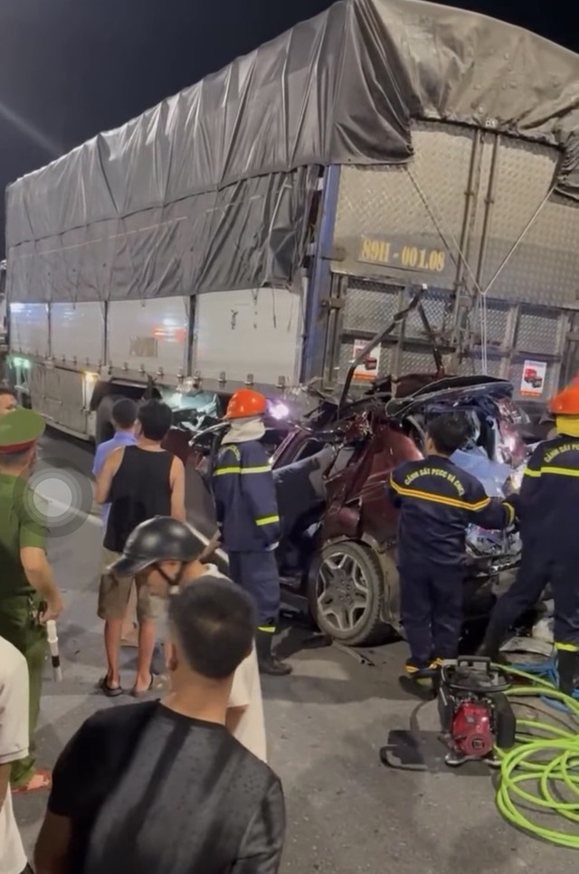 Hiện trường vụ tai nạn (Ảnh MXH).