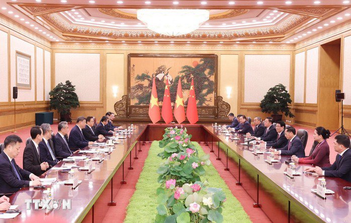 Chủ tịch nước Lương Cường hội đàm với Tổng Bí thư, Chủ tịch Trung Quốc Tập Cận Bình - 5