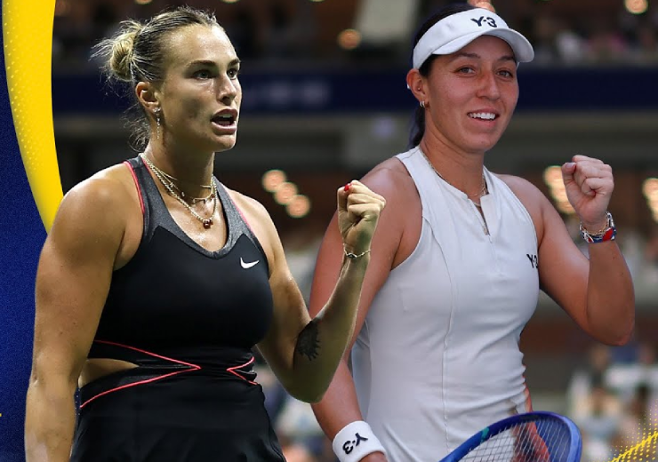 Sabalenka (bên trái) sẽ không dễ để lấy tấm vé chung kết khi chạm trán Pegula (bên phải)