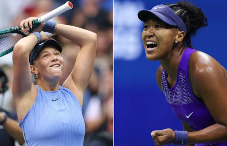 Osaka (bên phải) vượt qua nhiều khó khăn để tới bán kết, phía bên kia Anisimova (bên trái) cũng trải qua rất nhiều nỗ lực để có được thành quả hiện tại