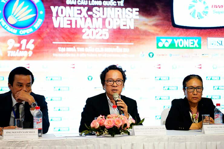 Giải cầu lông quốc tế Việt Nam Open 2025 sẽ diễn ra từ ngày 9-14/9