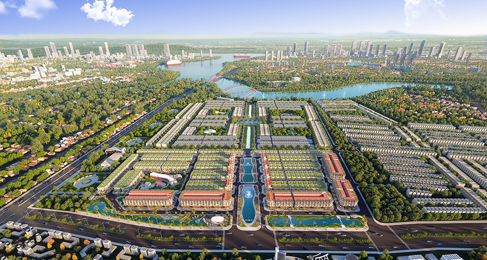 Đô thị thương mại The 826 EC cung cấp ra thị trường 760 nền nhà phố với diện tích từ 80m² - 120m², đã ra sổ đỏ từng nền.