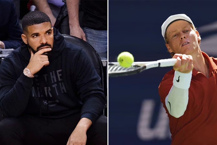 Rapper Drake đánh giá cao khả năng vô địch US Open 2025 của Sinner